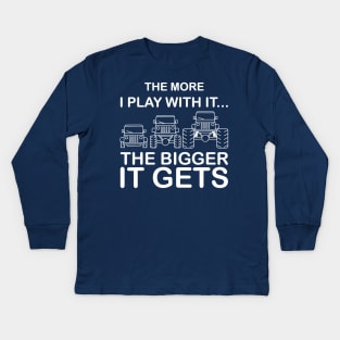 Cool The More I Play Kids Long Sleeve T-Shirt